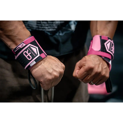 PR Heavy Duty Premium Wrist Wraps - Enhance Grip Strength, Stability, Injury Prevention