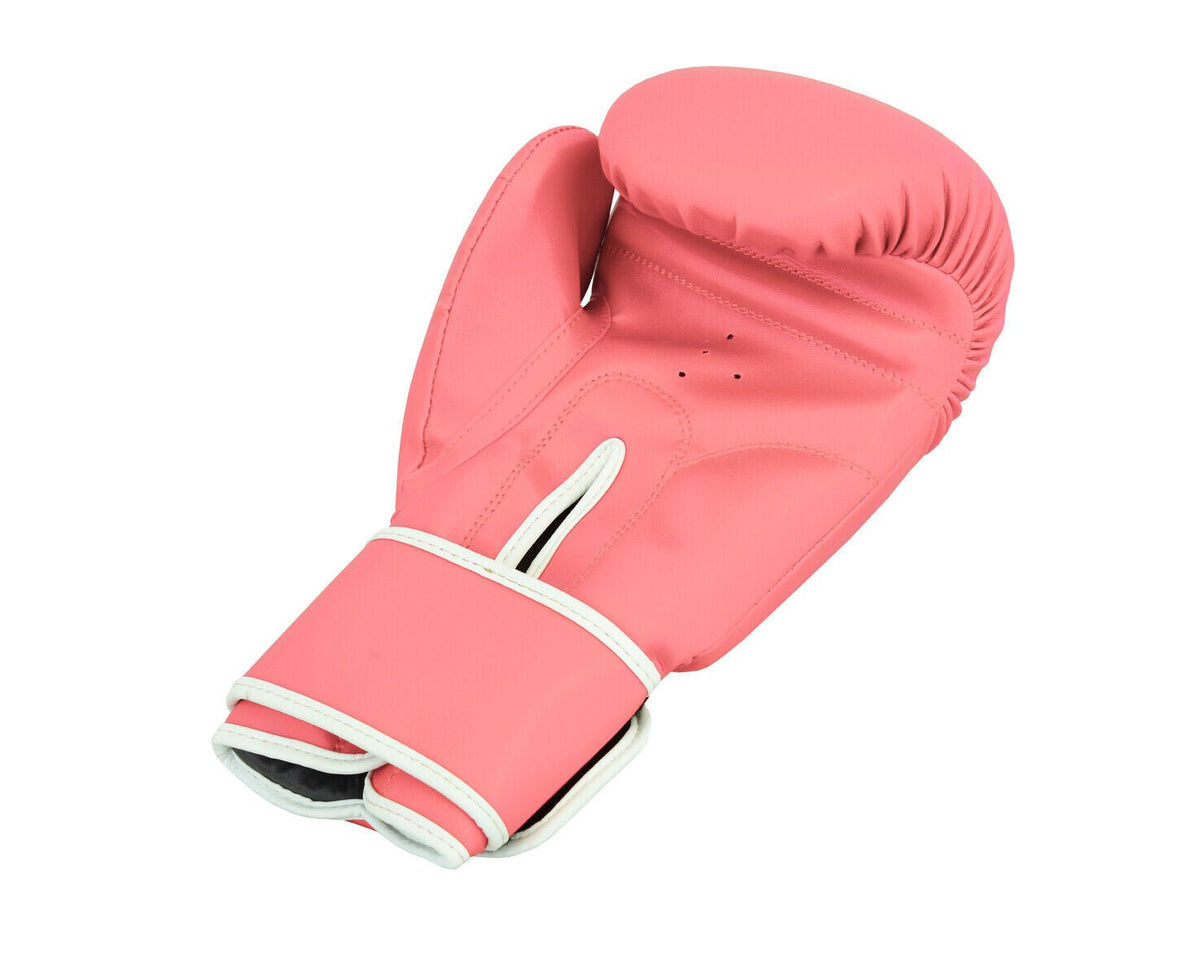Maya Leather Boxing Gloves Muay Thai Punch Bag Sparring MMA Training Kickboxing - Top Beat Cart