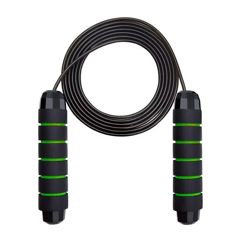 With Ball Bearings Adjustable Tangle-Free Speed Wire Jump Rope Workout with Foam Handles for Fitness Home Workouts and Slim Body - Top Beat Cart
