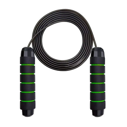 With Ball Bearings Adjustable Tangle-Free Speed Wire Jump Rope Workout with Foam Handles for Fitness Home Workouts and Slim Body - Top Beat Cart