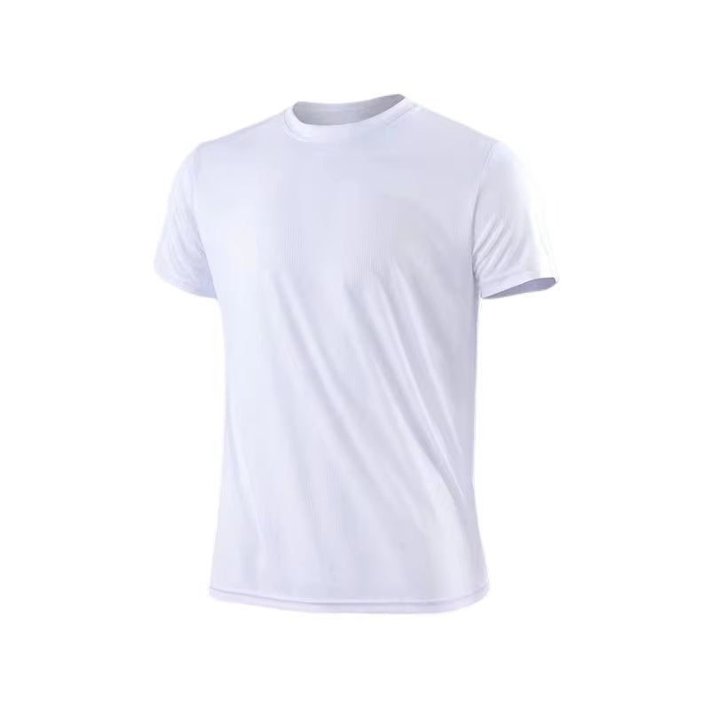Men'S Quick Dry Short Sleeve Gym Running Moisture Wicking round Neck T-Shirt Training Exercise Gym Sport Shirt Tops Lightweight - Top Beat Cart