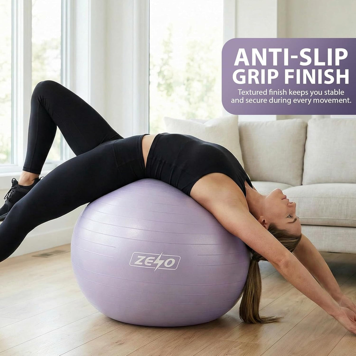 EXERCISE GYM BALL SWISS PILATES YOGA CORE TRAINING PREGNANCY BIRTHING ANTI-BURST - Top Beat Cart