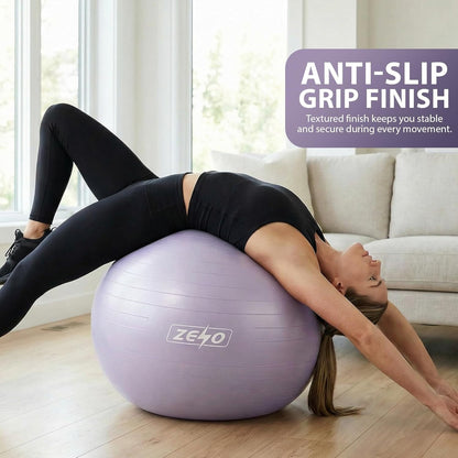 EXERCISE GYM BALL SWISS PILATES YOGA CORE TRAINING PREGNANCY BIRTHING ANTI-BURST - Top Beat Cart