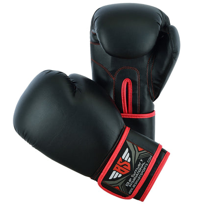 Maya Leather Boxing Gloves Muay Thai Punch Bag Sparring MMA Training Kickboxing - Top Beat Cart