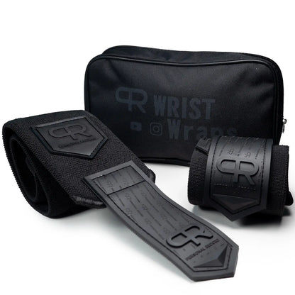 PR Heavy Duty Premium Wrist Wraps - Enhance Grip Strength, Stability, Injury Prevention