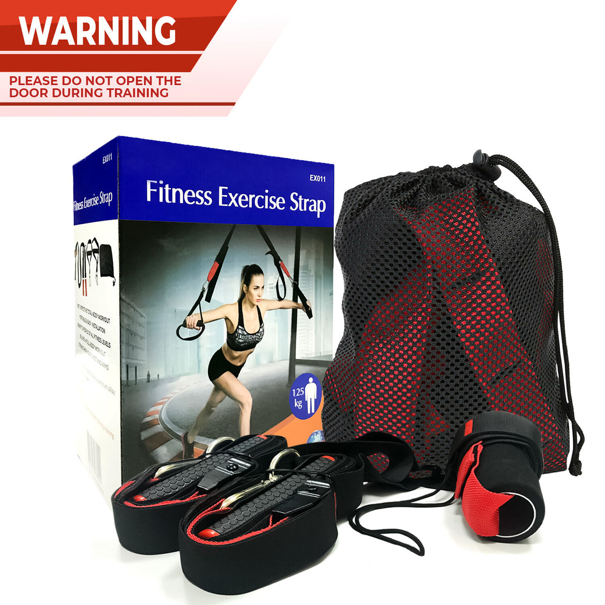 Fitness Exercise Suspension Strap Home Gym Sports Total Body Workout Training - Top Beat Cart