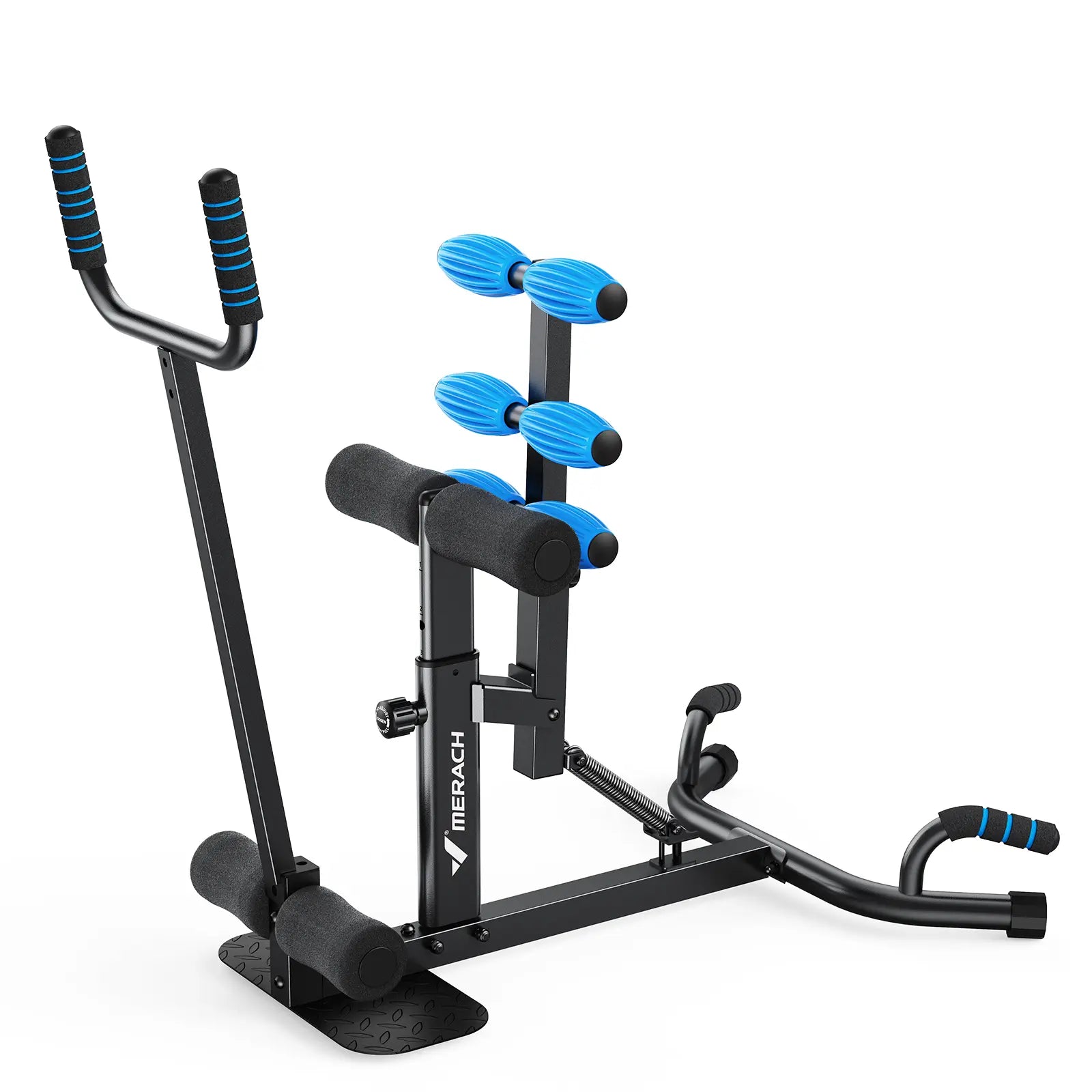 Merach Deep Squat Machine, Multi Level Adjustable Structure with 300Lbs Weight Capacity, Versatile Gear for Abs Glutes Legs Arms Shaping, Practical Sit up Push up Workout Tools, Fitness Equipment for Daily Home Gym Workouts Summervibes