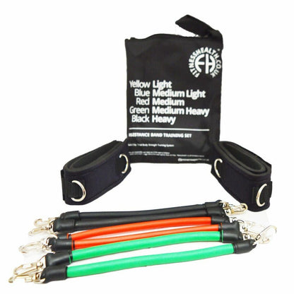 FH Pro Resistance Bands Exercise Strength Training Home Fitness Gym Equipment - Top Beat Cart
