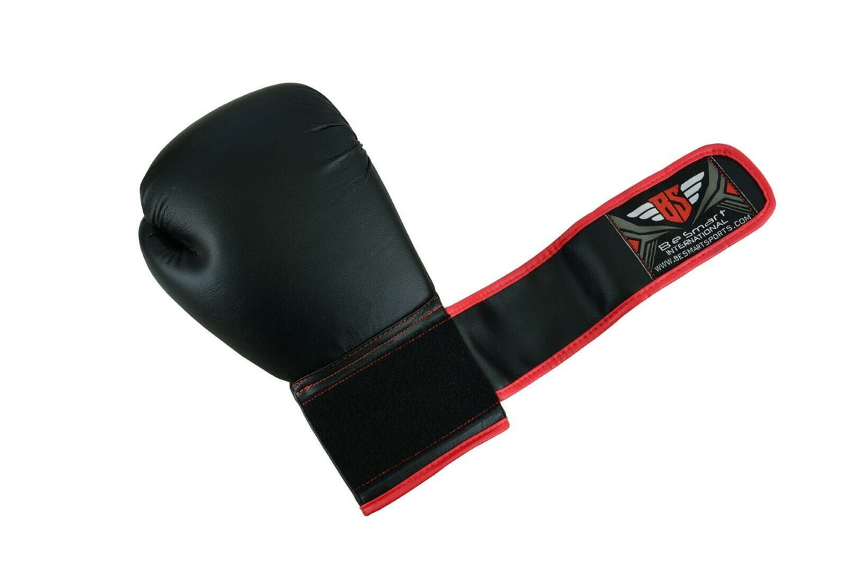 Maya Leather Boxing Gloves Muay Thai Punch Bag Sparring MMA Training Kickboxing - Top Beat Cart
