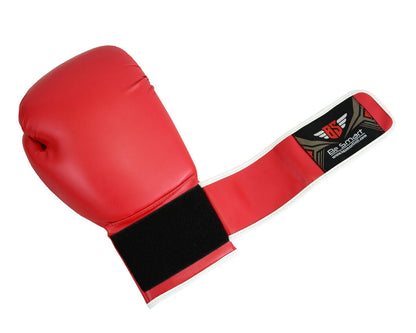 Maya Leather Boxing Gloves Muay Thai Punch Bag Sparring MMA Training Kickboxing - Top Beat Cart