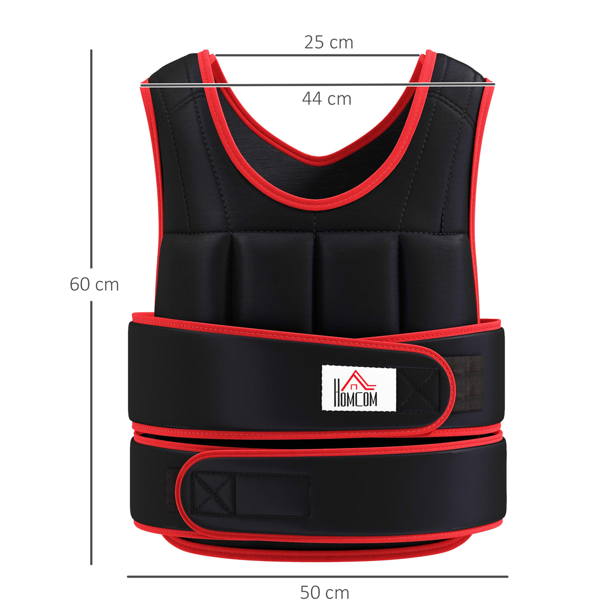 Weight Vest Adjustable Exerice Workout W/ 36 Weights Padding Fitness Black - Top Beat Cart