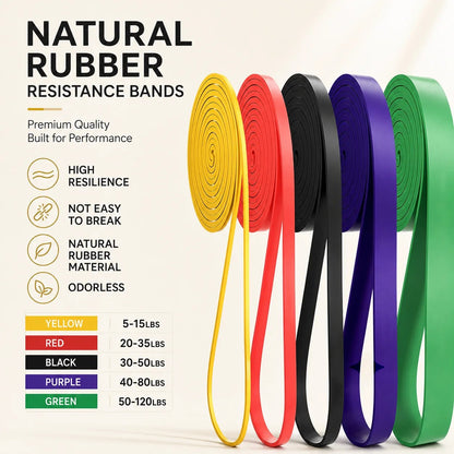 5~120Lbs Fitness Resistance Band Boxing Agility Training Workout Gym Equipment Yoga Pilates Accessories Rubber Band Home Gym - Top Beat Cart