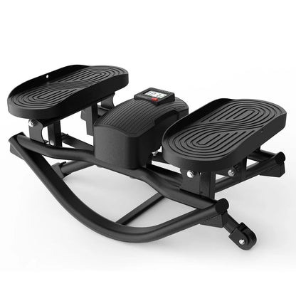 HOTWAVE Rockstepper Leg, Glute, and Core Trainer — 3D Rocking Glute Workout,350 Lb Weight Capacity, No-Assembly Required Cardio Stepper, Indoor Fitness Equipment Summervibes