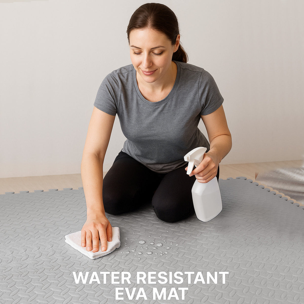 EVA INTERLOCKING FLOOR MATS SOFT FOAM GYM FLOORING MAT YOGA TILES 25 MM 60X60Cm - Top Beat Cart