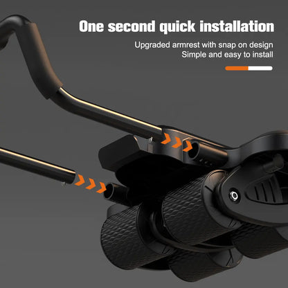 Abdominal Exercise Machine Ab Roller 4-Wheels with Elbow Support Automatic Rebound Abdominal Wheel Abs Workout Equipment for Core Workout Deals for You Summervibes