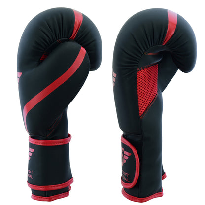 Maya Leather Boxing Gloves Muay Thai Punch Bag Sparring MMA Training Kickboxing - Top Beat Cart