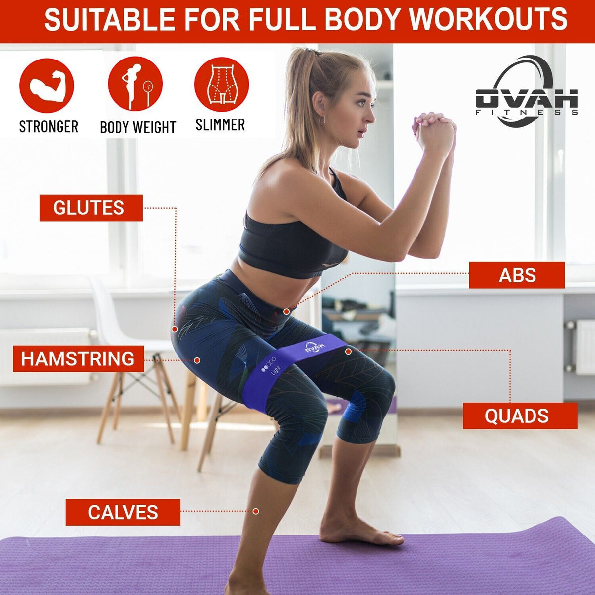 Resistance Bands Exercise Sports Loop Fitness Home Gym Yoga Latex Set or Singles - Top Beat Cart