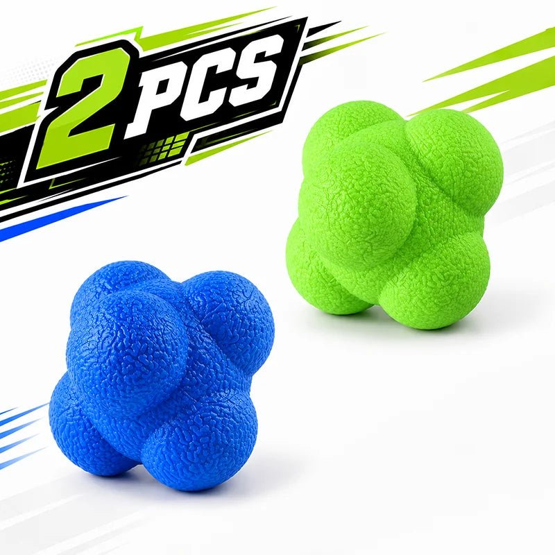 Hexagon Reaction Ball Agility Training Ball for Basketball Football Adult Coordination Reflex Sports Fitness Training Ball - Top Beat Cart