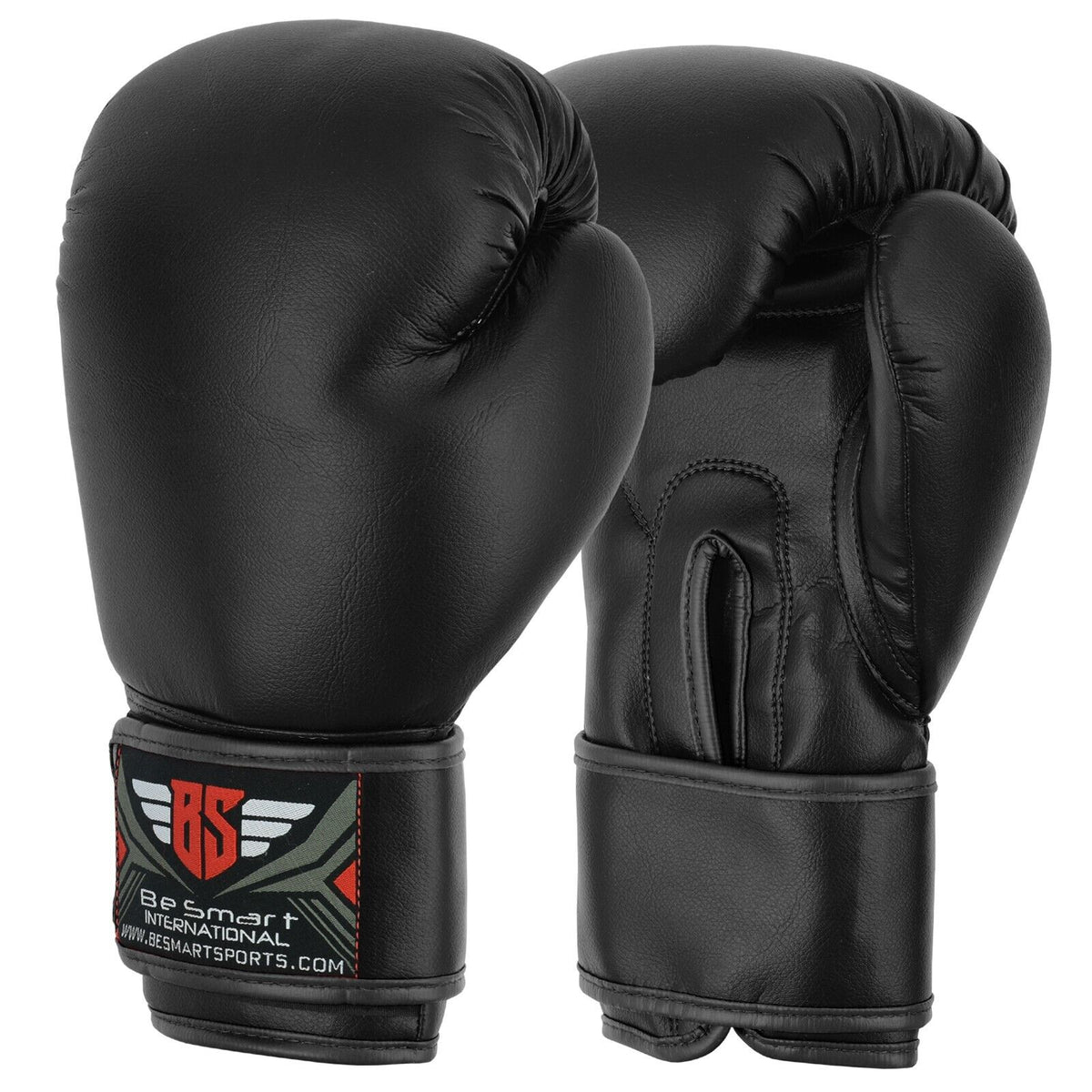 Maya Leather Boxing Gloves Muay Thai Punch Bag Sparring MMA Training Kickboxing - Top Beat Cart