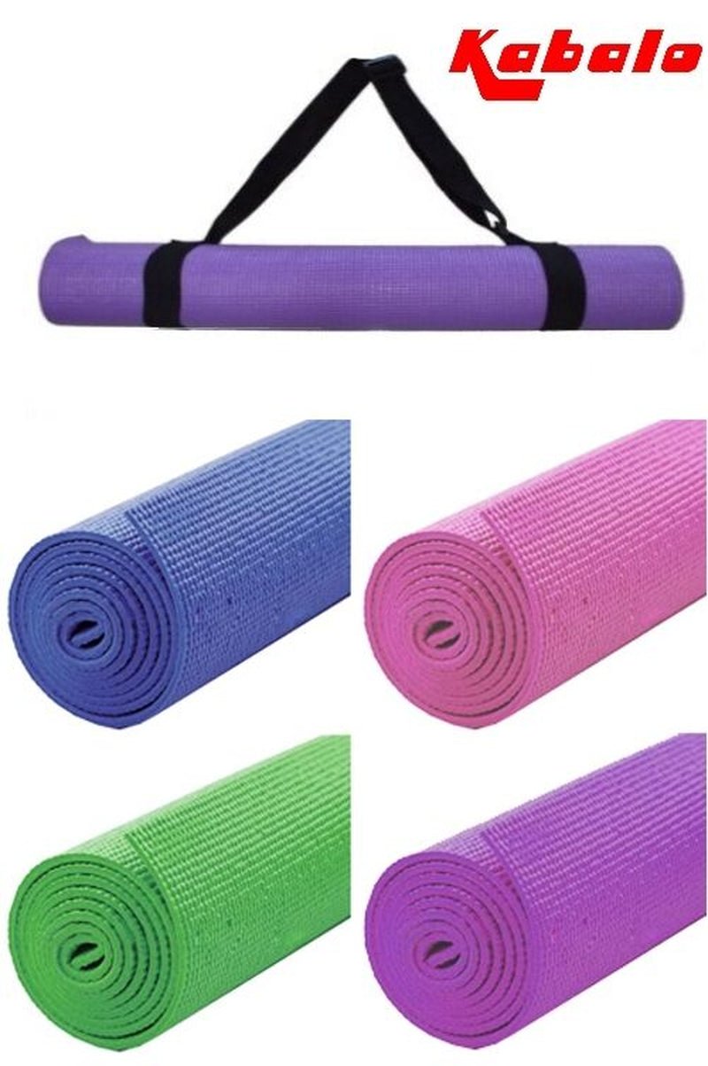 Extra Long Yoga Mat 183Cm X 61Cm Fitness Camping Exercise Pilates with Strap Bag - Top Beat Cart
