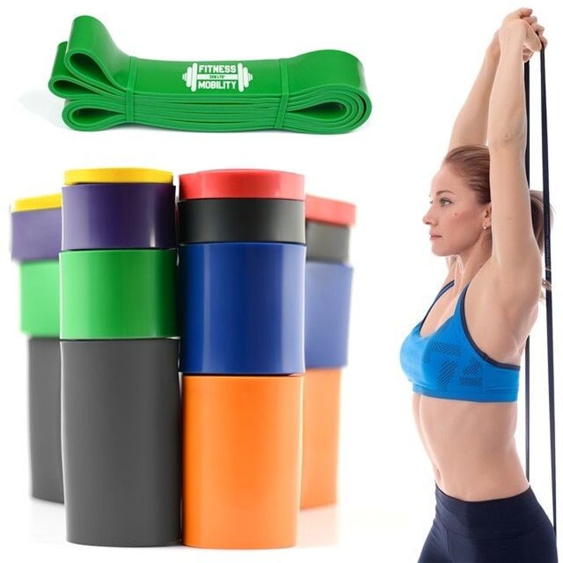 Resistance Bands Heavy Duty Exercise Latex Loop Fitness Home Yoga Gym Pull up UK - Top Beat Cart