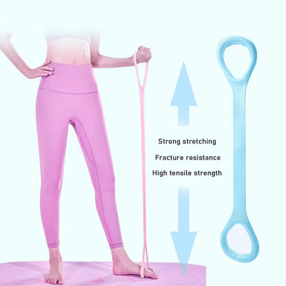 8 Fitness Workout Resistance Band Arm Back Shoulder Exercise Elastic Training Band Yoga Pilates Equipment - Top Beat Cart