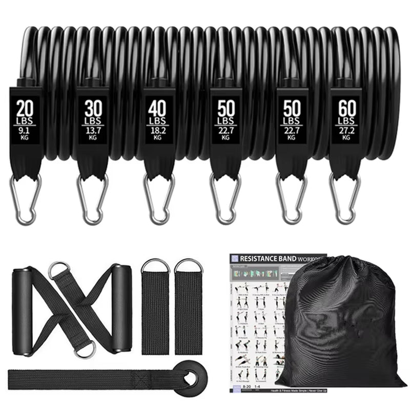 200Lbs Resistance Bands Set Exercise Workout Loop Bands Gym Training Fitness Sports Gym Equipment for Home Bodybuilding Weight - Top Beat Cart