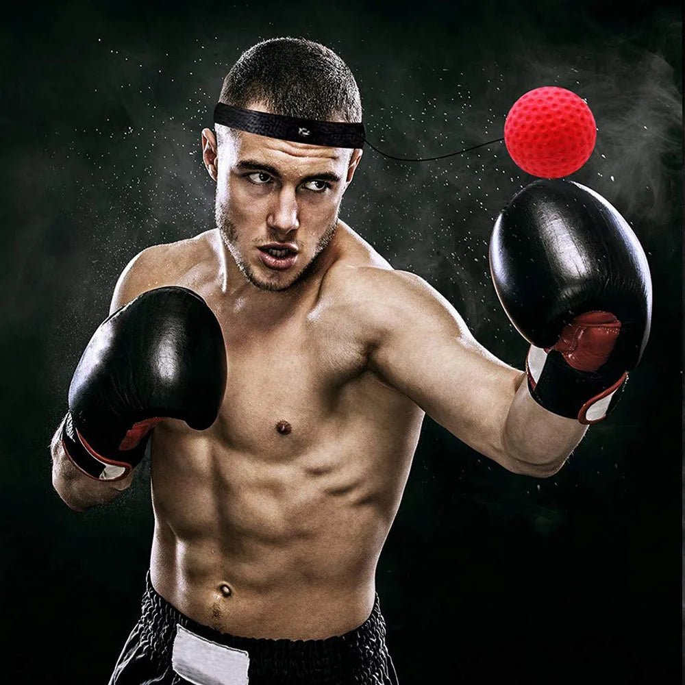 Boxing Magic Ball Reflex Speed Training with Headband Boxing Punching Balls Hand Eye Coordination Fitness Martial Arts Supplies - Top Beat Cart