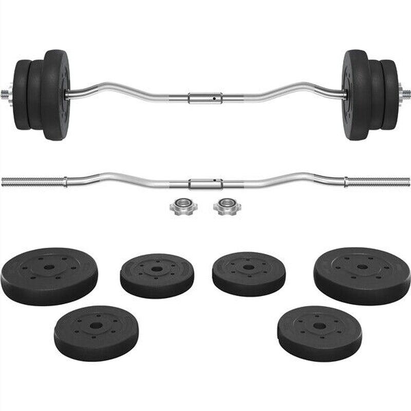 Barbell Weight Set 30Kg/25Kg/20Kg Barbell Adjustable Gym Weight for Home Fitness - Top Beat Cart