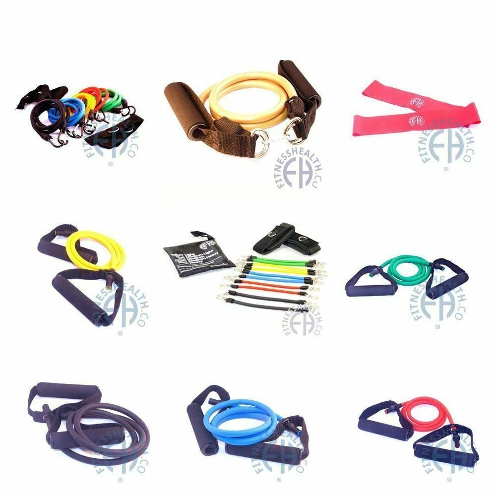 FH Pro Resistance Bands Exercise Strength Training Home Fitness Gym Equipment - Top Beat Cart
