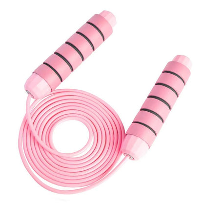 With Ball Bearings Adjustable Tangle-Free Speed Wire Jump Rope Workout with Foam Handles for Fitness Home Workouts and Slim Body - Top Beat Cart