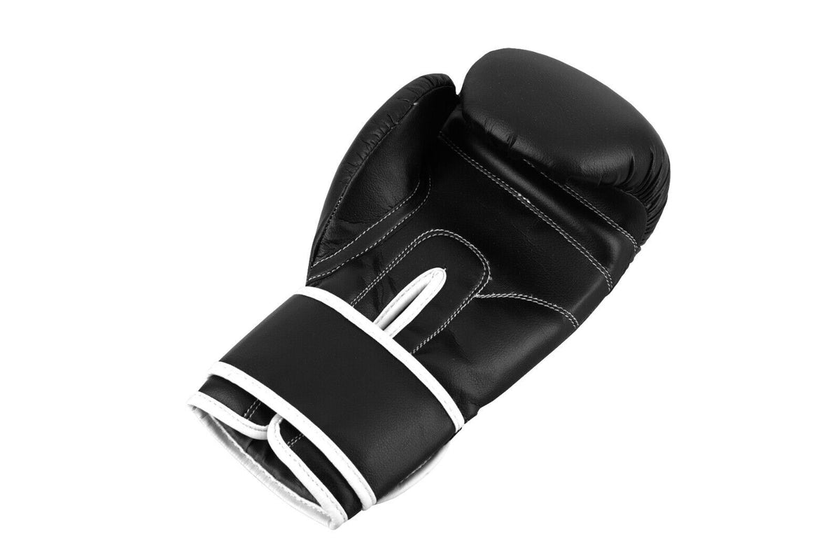 Maya Leather Boxing Gloves Muay Thai Punch Bag Sparring MMA Training Kickboxing - Top Beat Cart