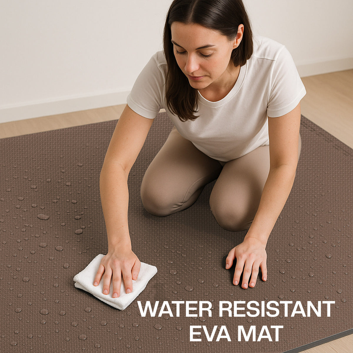 EVA INTERLOCKING FLOOR MATS SOFT FOAM GYM FLOORING MAT YOGA TILES 25 MM 60X60Cm - Top Beat Cart