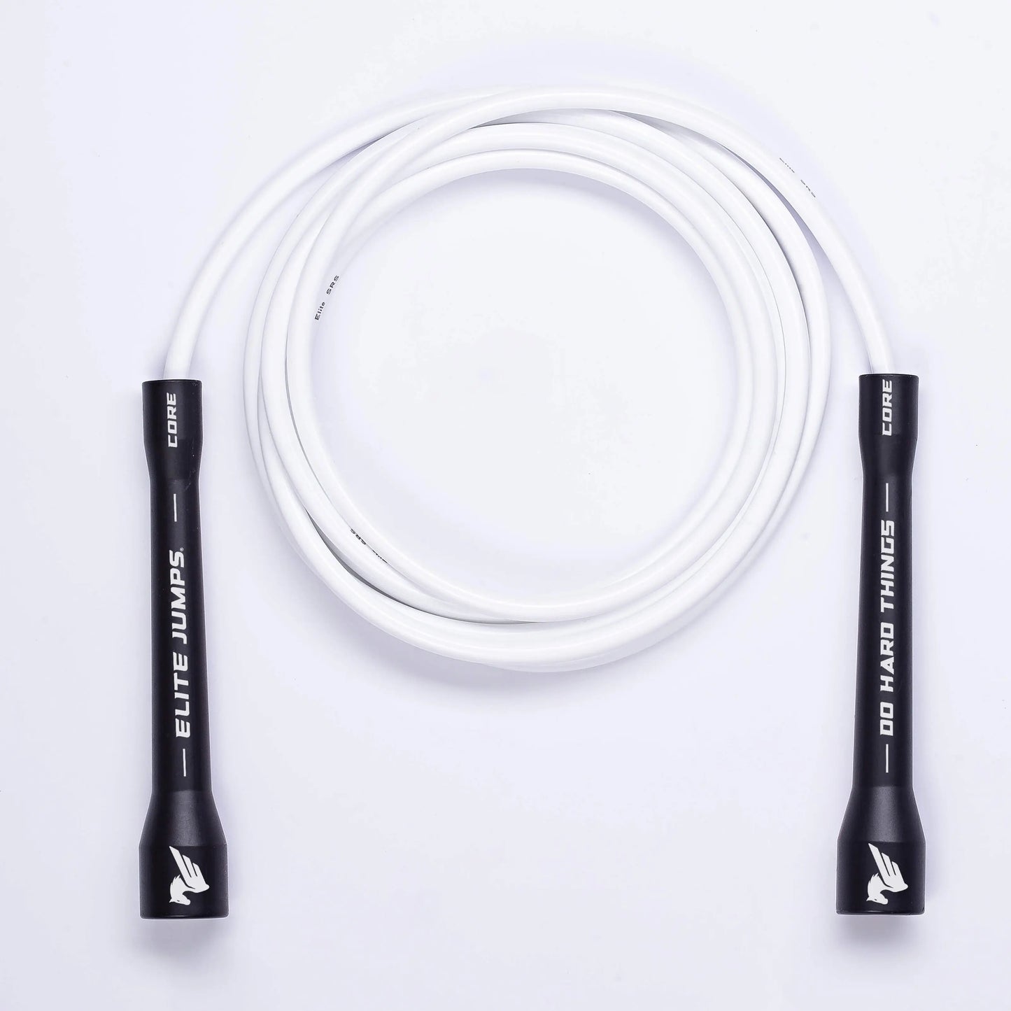 Elite Jumps Do Hard Things 6Mm PVC Jump Ropes for Fitness - Indoor/Outdoor Adjustable Boxing Jump Rope W/ Unbreakable Handles & Ultra-Durable Non-Kinking PVC - Skipping Rope for Men & Women & Boxer Rope Jump Rope