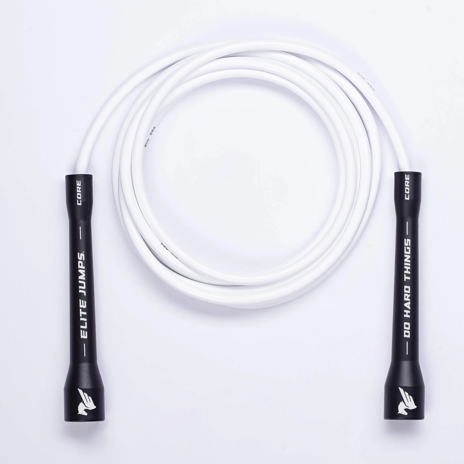 Elite Jumps Do Hard Things 6Mm PVC Jump Ropes for Fitness - Indoor/Outdoor Adjustable Boxing Jump Rope W/ Unbreakable Handles & Ultra-Durable Non-Kinking PVC - Skipping Rope for Men & Women & Boxer Rope Jump Rope