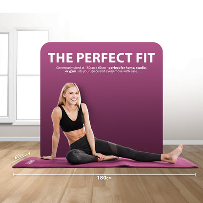 YOGA MAT 10MM THICK EXERCISE MAT GYM WORKOUT FITNESS PILATES HOME NON SLIP NBR