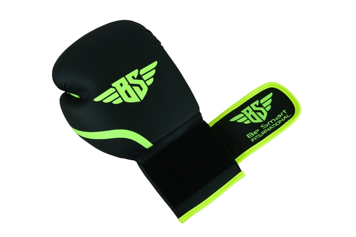 Maya Leather Boxing Gloves Muay Thai Punch Bag Sparring MMA Training Kickboxing - Top Beat Cart